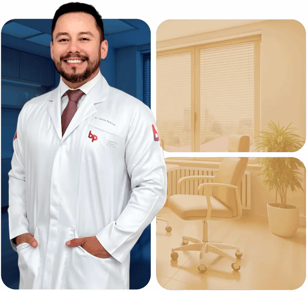 Dr. Carlito Pedrosa em ambiente médico